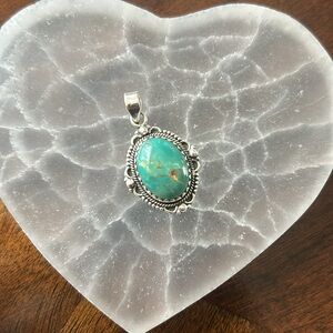 Turquoise Silver Pendant